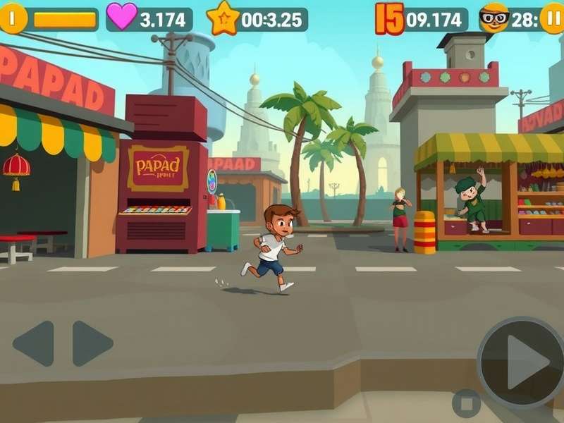 Community event in Papad Sprightly Sprint showing players competing